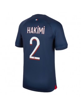 Paris Saint-Germain Achraf Hakimi #2 Replika Hemmakläder 2023-24 Kortärmad
